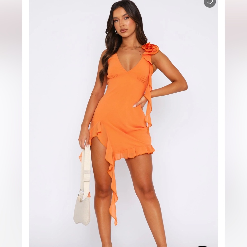 White fox ‘Like That Mini Dress Melon’